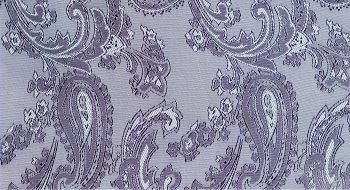 Futterstoff Paisley silbergrau/dunkelgrau