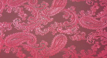 Futterstoff Paisley rot