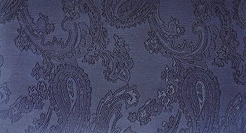 Futterstoff Paisley dunkelblau